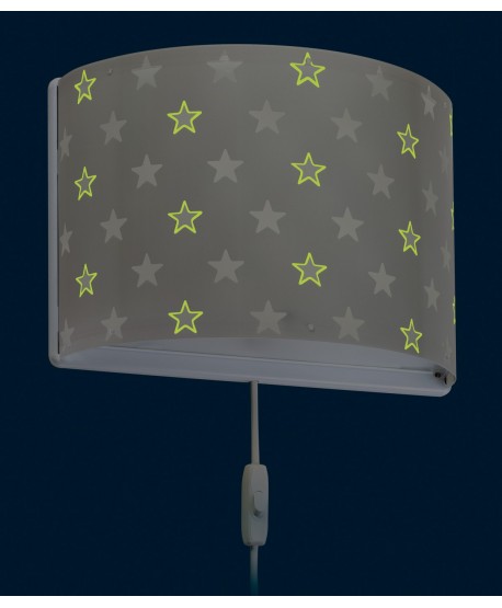 Aplique de pared Stars Estrellas gris