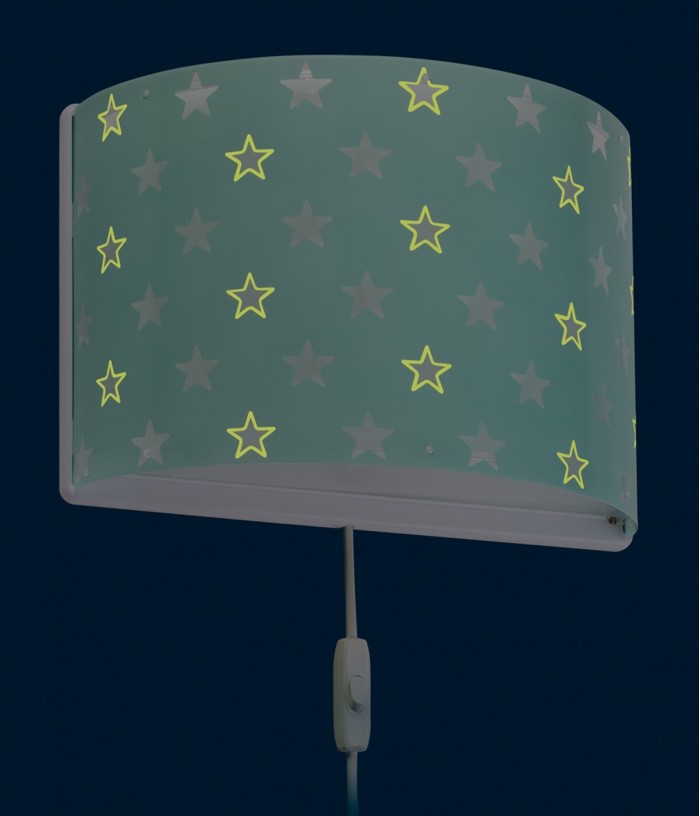 Wall lamp Stars green