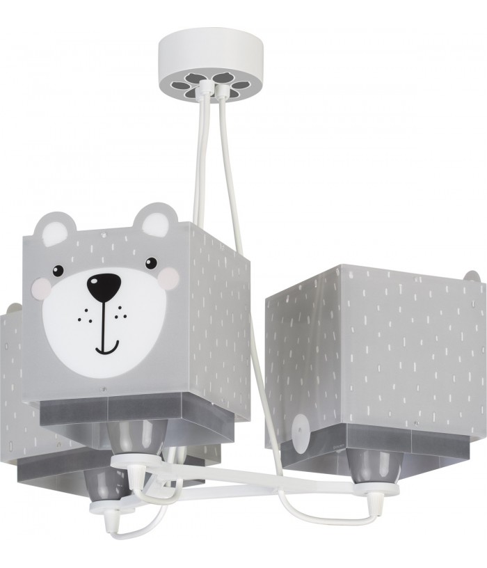 Suspension pour enfants à 3 lampes Little Teddy Petit Ours