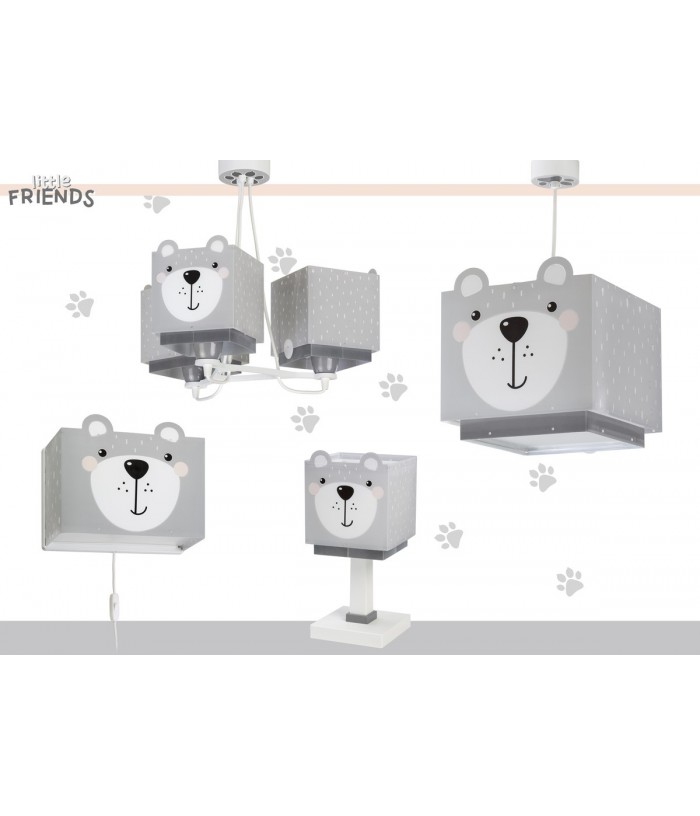 Suspension pour enfants à 3 lampes Little Teddy Petit Ours