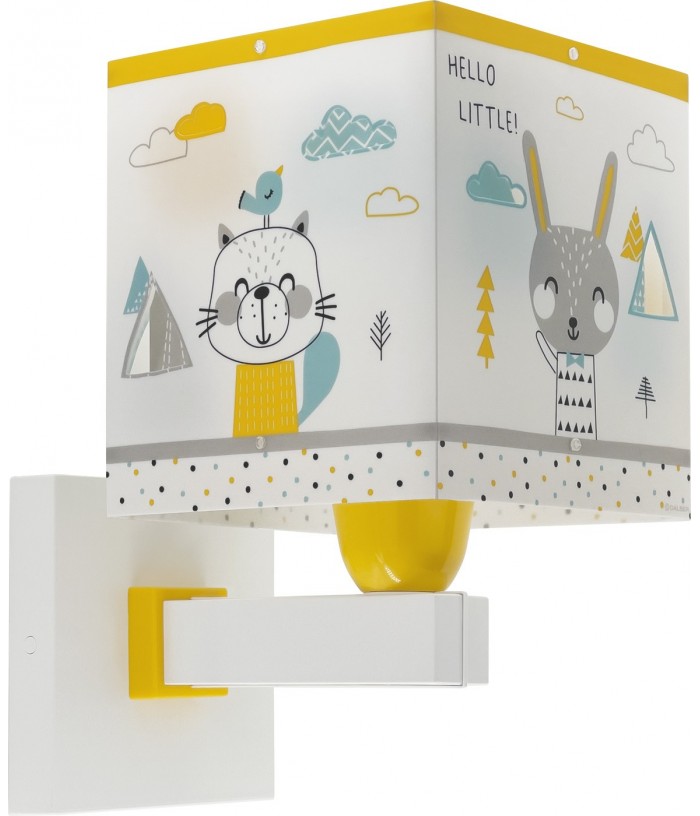 Aplique de pared infantil Hello Little animales bosque