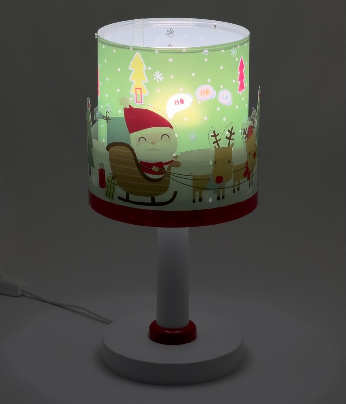 Lámpara de mesa infantil Merry Christmas