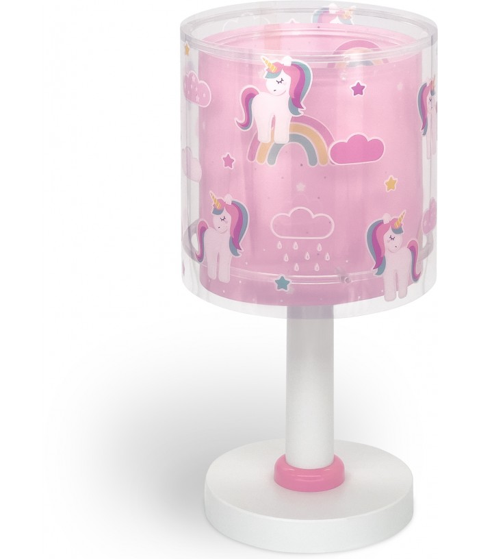 Lámpara de mesa infantil Unicorns Unicornios