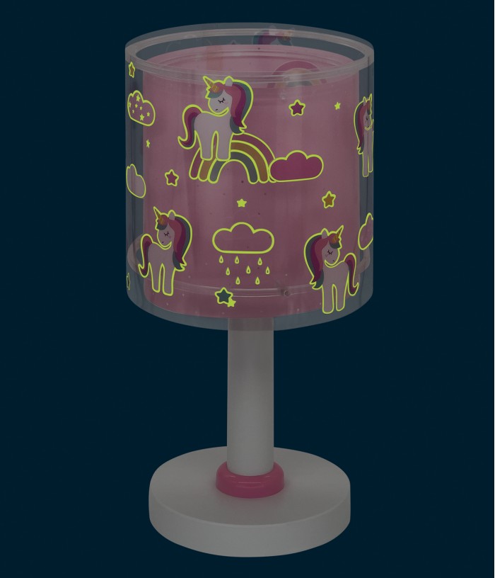 Lámpara de mesa infantil Unicorns