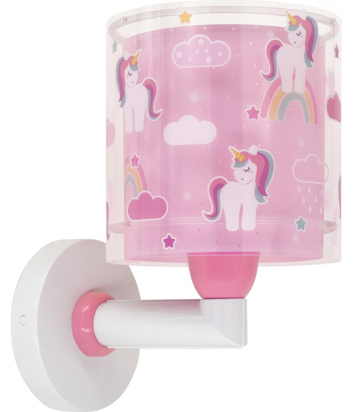 Aplique de pared infantil Unicorns Unicornios