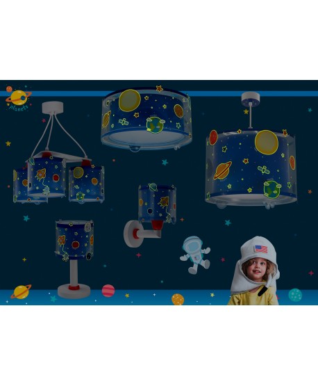 Candeeiro infantil de mesa Planets Planetas sistema solar