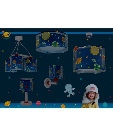 Lámpara de mesa infantil Planets Planetas sistema solar