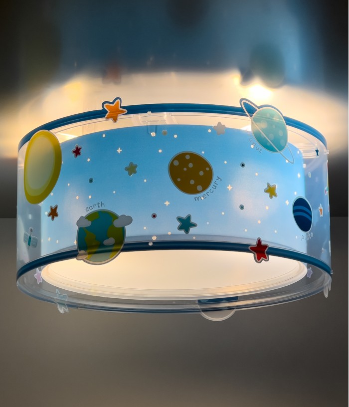 Children's ceiling light Planets