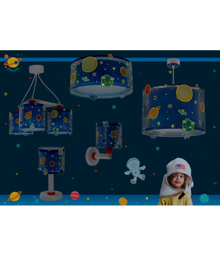 Plafoniera per bambini Planets Pianeti sistema solare