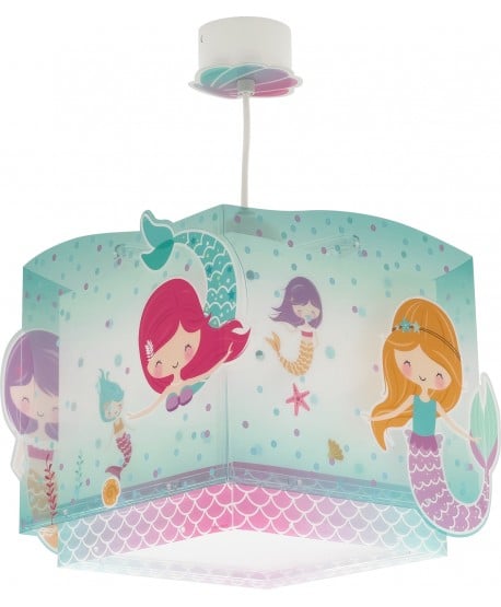 Lámpara de techo infantil Mermaids Sirenas