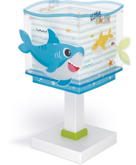 Lámpara de mesa infantil Little Shark Pequeño Tiburón