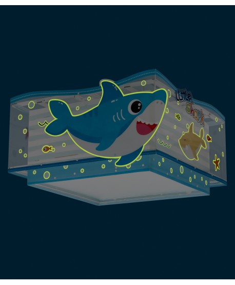 Plafoniera per bambini Little Shark