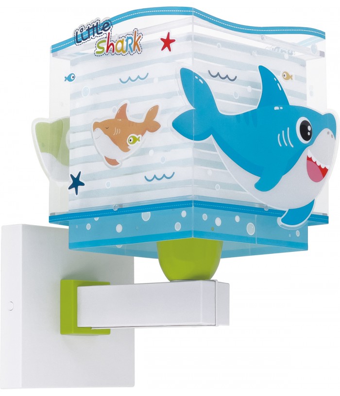 Aplique de pared infantil Little Shark Pequeño Tiburón