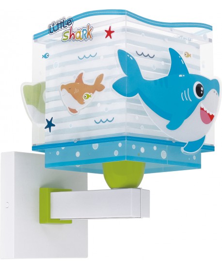 Aplique de pared infantil Little Shark Pequeño Tiburón