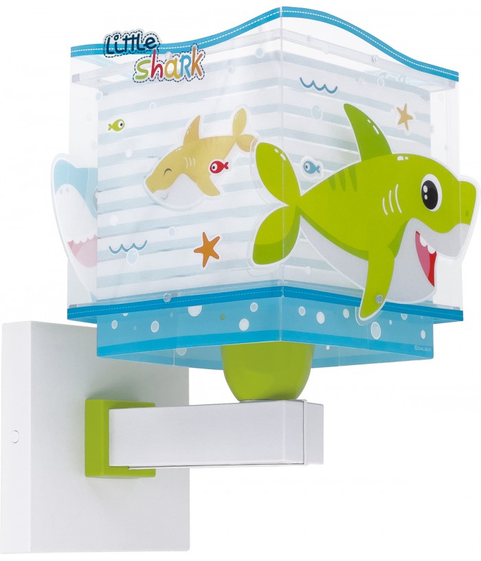 Aplique de pared infantil Little Shark Pequeño Tiburón