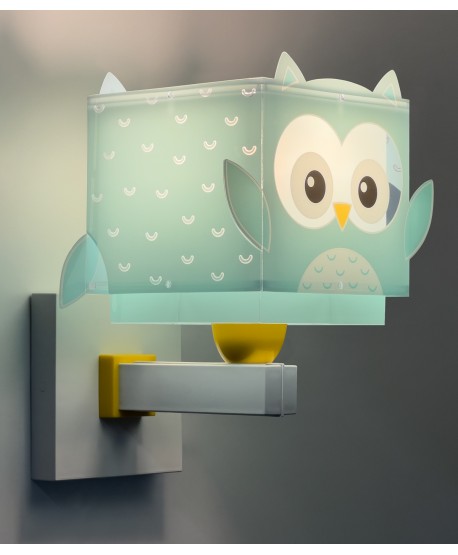 Aplique de pared infantil Little Owl Pequeño Búho