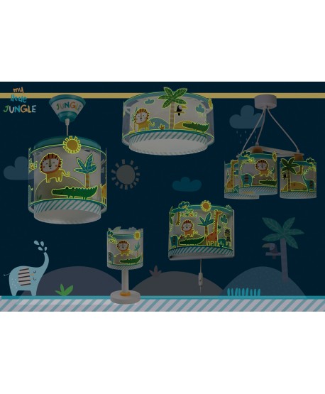 Aplique de pared infantil My Little Jungle Animeles Jungla