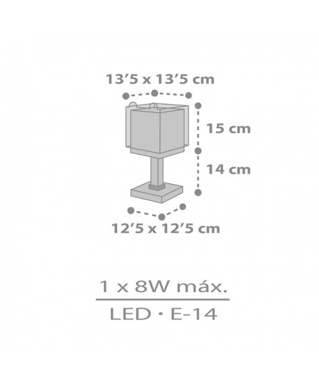 Lámpara de mesita infantil Little Teddy Pequeño Oso