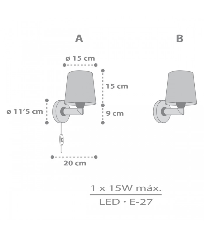 Applique murale Star Light Lumière Étoilée blanc