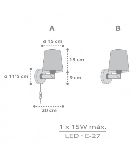 Applique murale Star Light Lumière Étoilée blanc