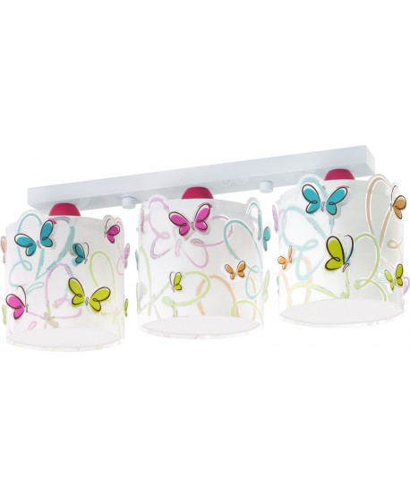 Plafonnier à 3 lampes Butterfly Papillon