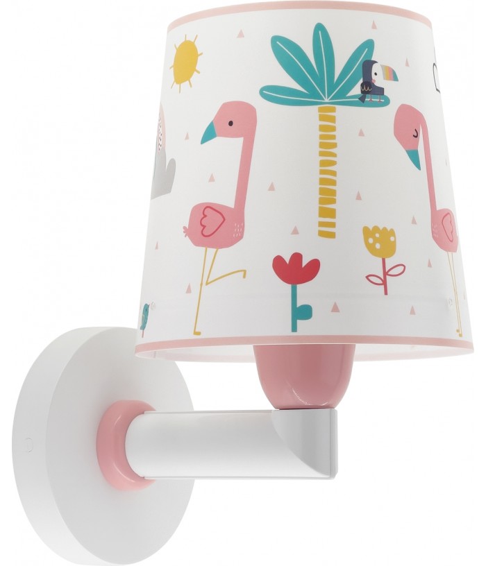 Aplique de pared infantil Flamingo Flamenco