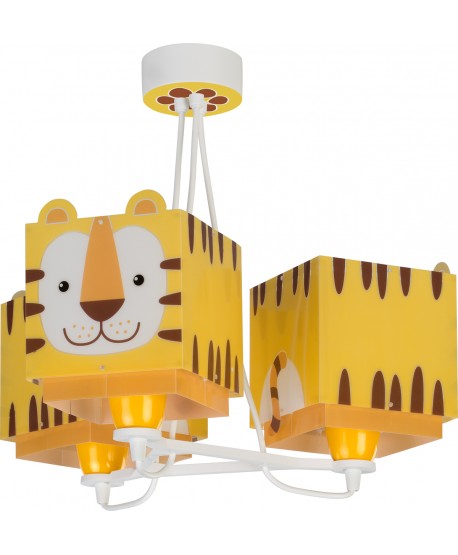 Lámpara de techo 3 luces infantil Little Tiger Pequeño Tigre