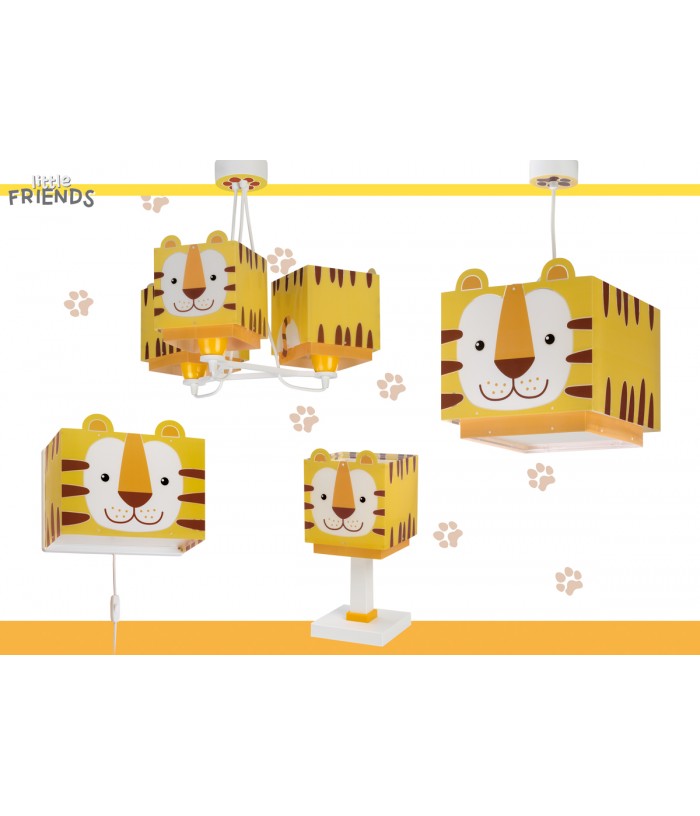 Aplique de pared infantil Little Tiger Pequeño Tigre