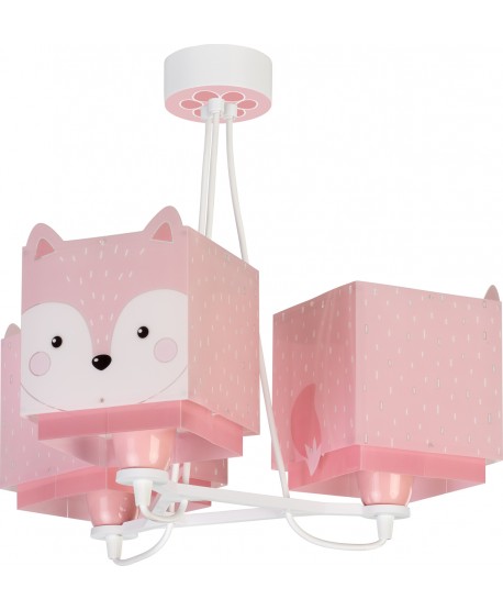 Lámpara de techo 3 luces infantil Little Fox Pequeño Zorro