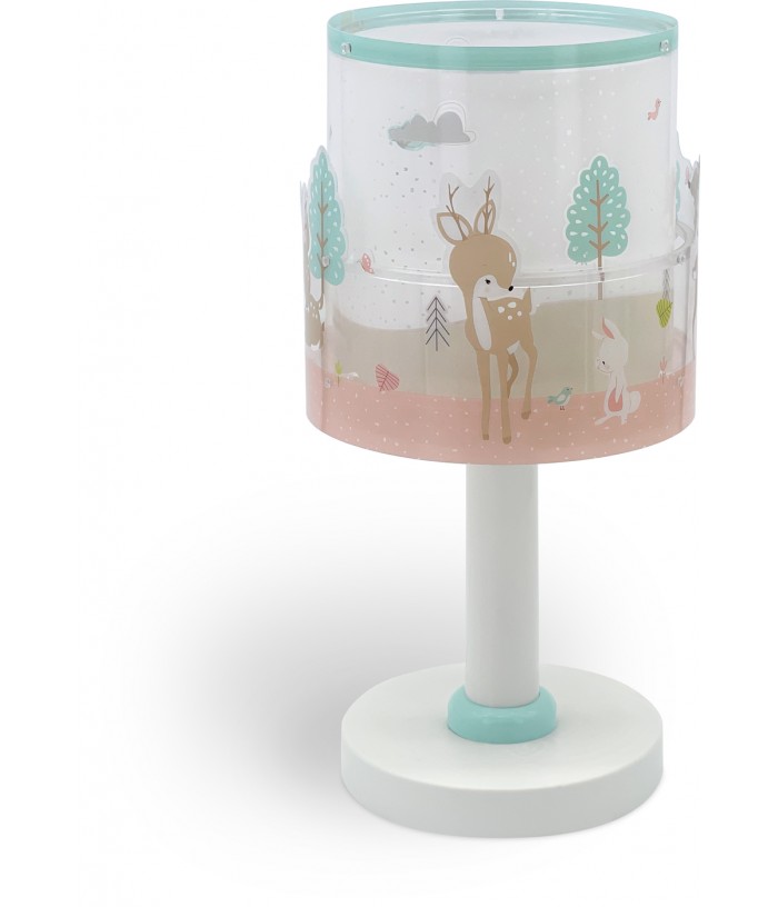 Lámpara de mesita infantil Loving Deer ciervo