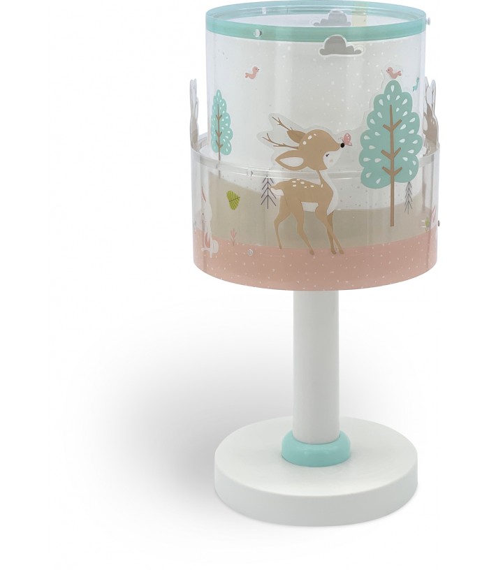 Lámpara de mesita infantil Loving Deer ciervo