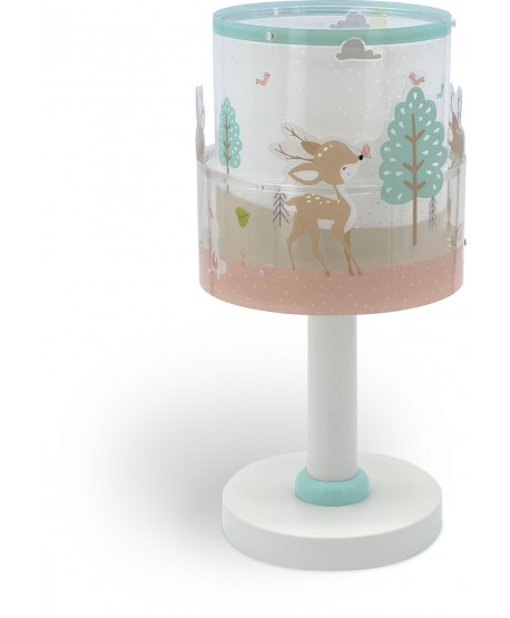 Lámpara de mesita infantil Loving Deer ciervo