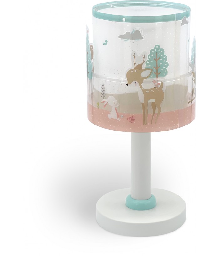 Lámpara de mesita infantil Loving Deer ciervo