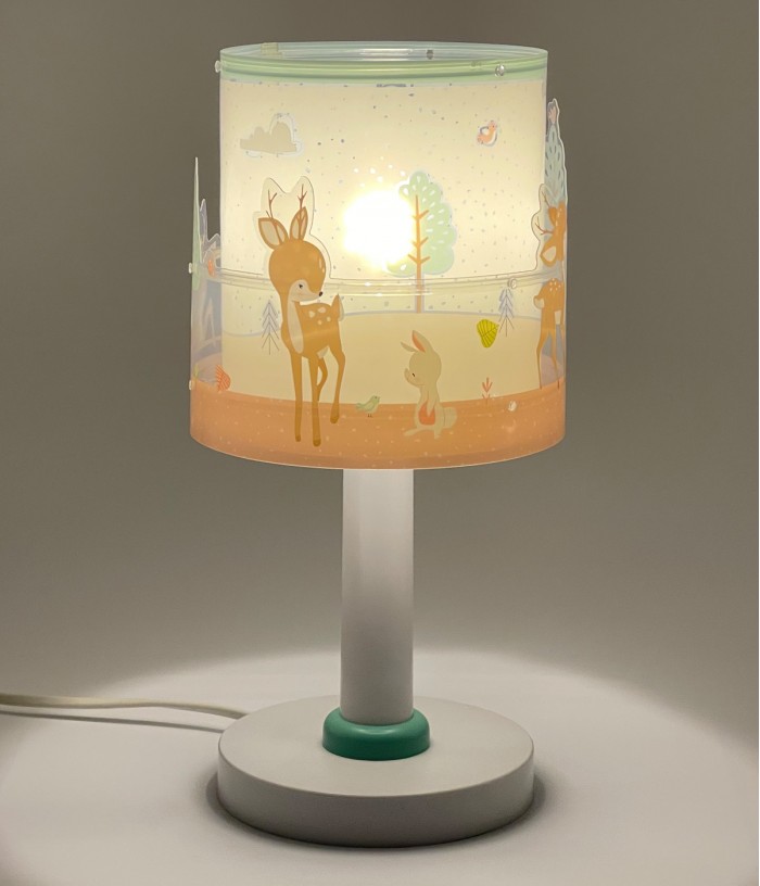 Lámpara de mesita infantil Loving Deer ciervo