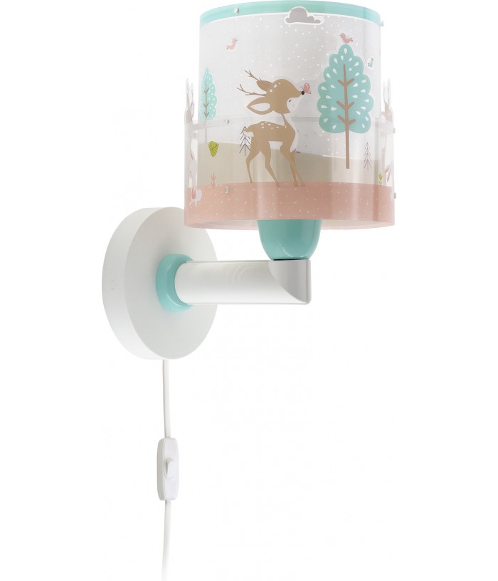 Aplique de pared infantil Loving Deer ciervo