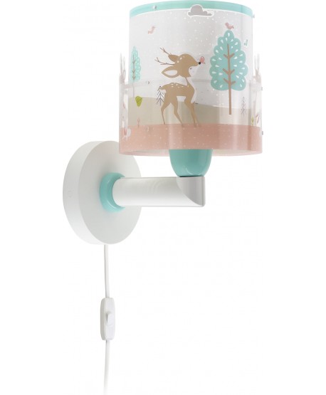 Aplique de pared infantil Loving Deer ciervo