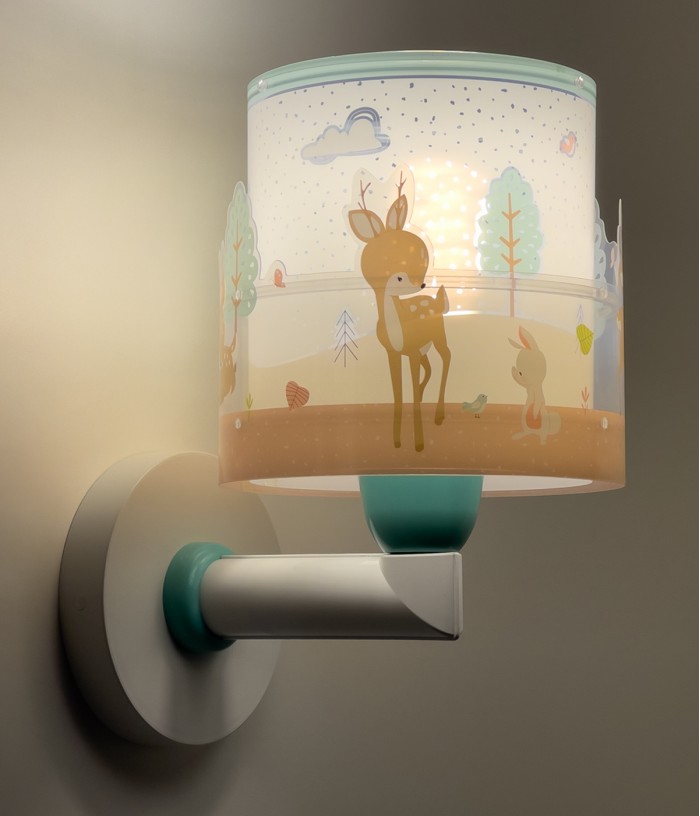 Aplique de pared infantil Loving Deer ciervo