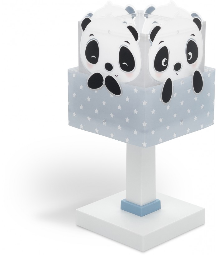 Lámpara de mesa infantil Panda azul