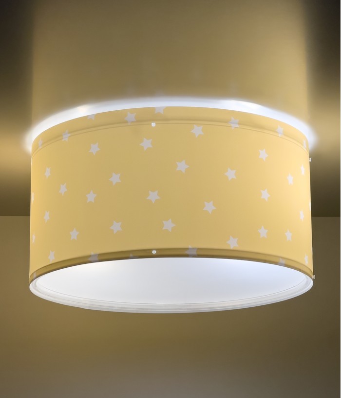 Children's ceiling light Star Light yellow