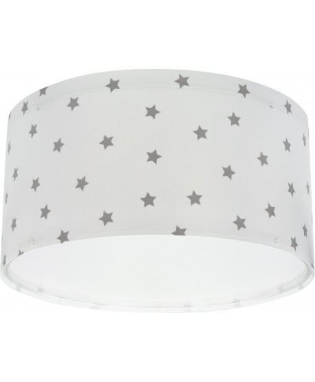 Plafon de teto infantil Star Light Estrela branco