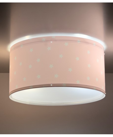 Children's ceiling light Star Light pink