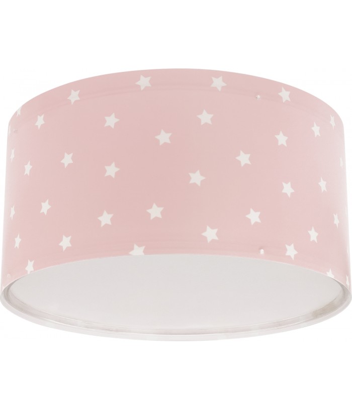 Children's ceiling light Star Light pink