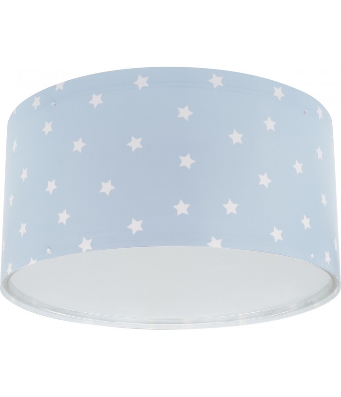 Plafon de teto infantil Star Light Estrela azul