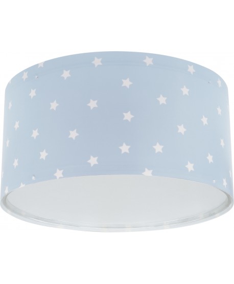 Plafon de teto infantil Star Light Estrela azul