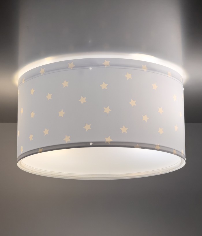 Plafon de teto infantil Star Light Estrela azul