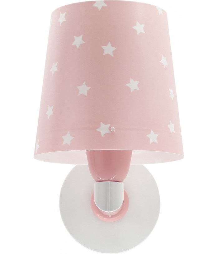 Candeeiro infantil de parede Star Light Estrela rosa