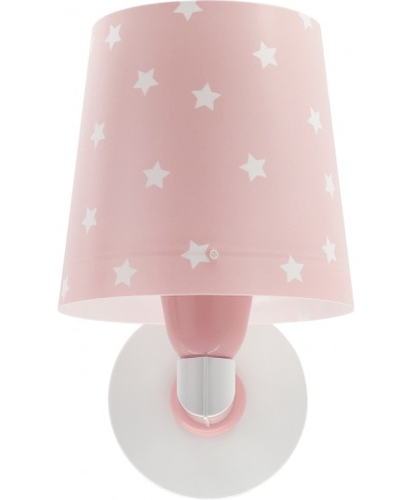 Candeeiro infantil de parede Star Light Estrela rosa