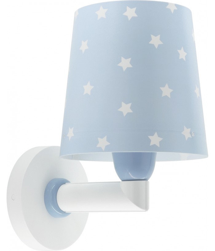 Candeeiro infantil de parede Star Light Estrela azul