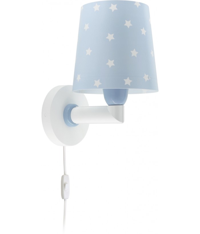 Candeeiro infantil de parede Star Light Estrela azul