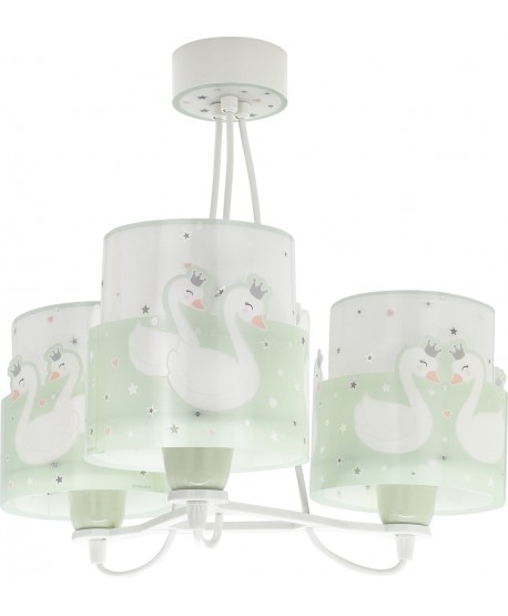 Ceiling lamp 3 lights Sweet Love green